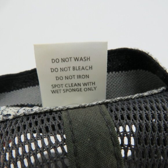 Dallas Cowboys Hat NFL Football Stretch Flex Fit Cap Gray Blue Rubber Logo Patch - Picture 12 of 12